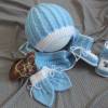 Babygarnitur, Babyset *Winter* Schal, Mütze, Handschuhe, Schuhe Bild 2