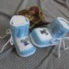 Babygarnitur, Babyset *Winter* Schal, Mütze, Handschuhe, Schuhe Bild 5