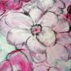 Acryl "pink flowers" 30x30cm Bild 3