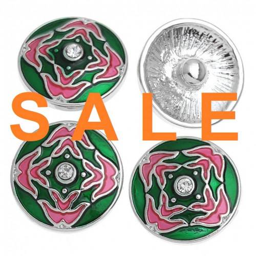 SALE! Druckknopf,  Button, Druckknopfbutton,Gr. L, Metall , Emaille mit Strass, statt 4,99 Euro jetzt 1,99 Euro