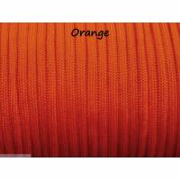 Fallschirmschnur Fallschirmleine Parachute cord 4mm dick 2 Meter lang Farbe Orange Bild 1