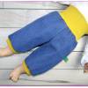 Sommerhose kurze Pumphose Jeans mit einfarbigem Wunschbund Bild 2