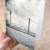 Düsseldorf Fernsehturm Rheinpromenade - Fine Art Print Foto - Klappkarte mit Umschlag - Format quadratisch Bild 3