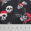 Jersey Baumwoll - Jersey  Totenkopf  Piraten Skull  schwarz Oeko-Tex Standard 100(1m/16,-€) Bild 3