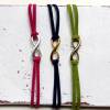 Infinity • Armband Velour | Farbwahl | Armschmuck | Geschenke für Frauen | Freundin | Schwester | Mama Bild 3