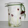 Windlicht "Blume" handgefilzt Wohnaccessoire Vase Deko Geschenk Kerzenständer Bild 4
