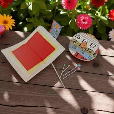 Nadelkissen und Nadelbuch im Set