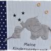 Ordner-Portfolio mit Doodlestickerei 'Elefanten', Stickerei 'Meine Kindergartenzeit' und Wunschname Bild 3