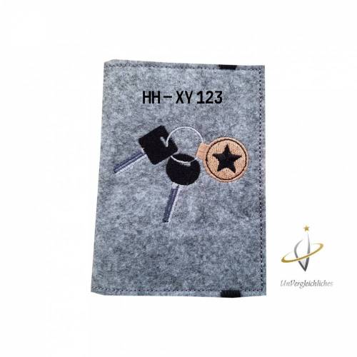 KFZ Etui Autoschlüssel Zulassungsbescheinigung Hülle