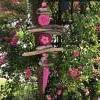 Treibholz  Girlande Windspiel Schmuckkeramik Pink,Rosa Bild 4
