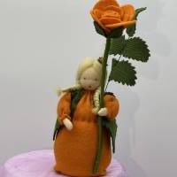 Rose orange -  Jahreszeitentisch - Blumenkind - Sommer Bild 2