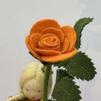 Rose orange -  Jahreszeitentisch - Blumenkind - Sommer Bild 4
