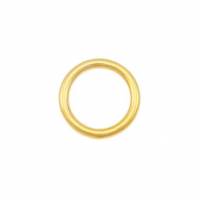 O-Ring 2 Stk. Rundring Metall Messing Goldfarben Bild 1