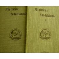 Allgemeine Handelskunde-Band 1 und Band 2,Sammlungen von Lehrmitteln von Max Behm,Oberbuchhalter der Reichshauptbank Berlin. Bild 1
