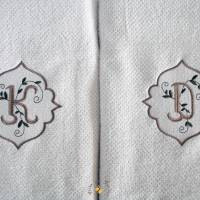 Besticktes personalisiertes Handtuch gesticktes Monogramm Gästehandtuch Duschhandtuch Geburtstagsgeschenke Bild 7