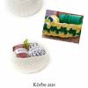 Häkel-Anleitung für einen runden Korb aus Textilgarn mit Muster Bild 3