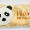 Namenskissen Taufkissen Kuschelkissen Kindergartenkissen Geburtsgeschenk  Panda Pandabär Bild 5