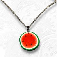 Melonenkette aus Fimo Bild 3
