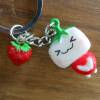 Marshmallow Erdbeere  Schlüsselanhänger 3 D kawaii Bild 2