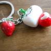 Marshmallow Erdbeere  Schlüsselanhänger 3 D kawaii Bild 3