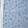 Jersey - Hellgrau mit grauen Sternen - beidseitig elastisch, weicher Griff - 150 x 75 cm Bild 2