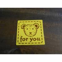 20 Sticker Teddy for you    Aufkleber Etiketten  selbstklebend, Bild 1