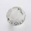1 Glasanhänger, Suncatcher, Regenbogen-Kristall, 35x32 mm,klar, hellbraun, grau Bild 5
