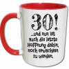 30 Geburtstag Tasse mit Spruch, Geschenk zum 30. Geburtstag Männer, Frauen, Nicht Erwachsen Kaffeetasse Bild 3