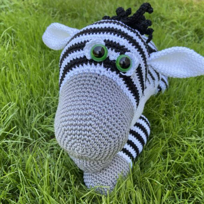 Häkelanleitung - Zino Zebra