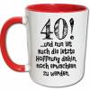 40 Geburtstag Tasse mit Spruch, Geschenk zum 40. Geburtstag Männer, Frauen, Nicht Erwachsen Kaffeetasse Bild 3