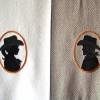 Besticktes personalisiertes Handtuch mit Cowgirl-Motiv Monogramm Frotteetuch originell edel Geburtstagsgeschenke Bild 3
