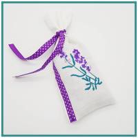Lavendelduftkissen, Lavendelsäckchen, ca 8 cm x 19 cm, Lavendel aus Eigenanbau, ohne Füllstoffe Bild 1