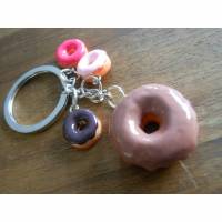 Donut Schlüsselanhänger 3 D kawaii Bild 1
