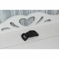 Gebogene Steckschnalle Schließe Kunststoffschließe Schnappverschluss Schnapper 20mm Schwarz f.Gurtband Halsbänder Bild 1