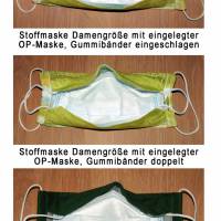 OP-Maskencover waschbare maritime Alltagsmasken grau Anker Motiv Mund-Nasen-Masken Urlaub Nordsee Ostsee Meer Bild 2