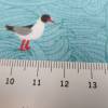 Rest: 0,79 x 1,60 m Jersey Baumwoll-Jersey Seagull Wave Lila -Lotta Möwen helltürkis Oeko-Tex Standard 100(1m/10,13€) Bild 4