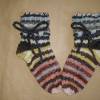 Socken handgestrickt in Größe 24/25 mit Bindeband, Kindersocken, Kuschelsocke, Stricksocken Bild 3