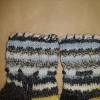 Socken handgestrickt in Größe 24/25 mit Bindeband, Kindersocken, Kuschelsocke, Stricksocken Bild 4