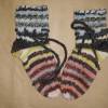 Socken handgestrickt in Größe 24/25 mit Bindeband, Kindersocken, Kuschelsocke, Stricksocken Bild 6