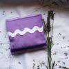2 Stück, Set lila Lavendelduftkissen ca. 10 x 10 cm, Lavendelkissen als Geschenk, Lavendel aus Eigenanbau, ohne Füllstoffe Bild 2