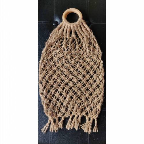 Stylischer Makramee-Beutel, Einkaufsnetz, Makramee-Netz