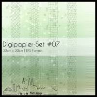 Digipapier Set #07 (grün) zum ausdrucken, plotten, scrappen, basteln und mehr Bild 1