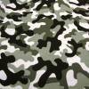 Baumwoll-Jersey Camouflage weiß grau schwarz Jerseystoff Tarnstoff Tarnfleck Meterare nähen Bild 2