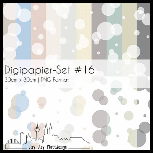 Digipapier Set #16 (Blasen) zum ausdrucken, plotten, scrappen, basteln und mehr