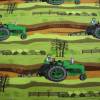 Baumwolljersey - Jersey Stoff-Held vom Feld-Bauer mit Traktor auf dem Feld Meterware nähen Mitwachshose Kleidchen Bild 2