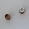 Magnetverschluss bronze matt, Zylinder, Bohrung 6, 8, 10 oder 12 mm, Schmuckherstellung, Kettenverschluß zum Einkleben Bild 3