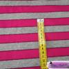Baumwolljersey Streifen grau pink Bild 2