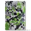 Fantasievolles Acrylbild, mit Farbklecksen in Schwarz und Grün auf Leinwand. abstrakt, modern, Wandbild, Kunst Bild 2