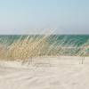 Dünen, Strand und weißer Sand, Fotografie und romantischer Kunstdruck für alle mit Fernweh, Größe DIN A4 Bild 2