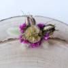 BIO Trockenblumen Metall-Armreif aus getrockneten Gräsern und Blumen Organic Dried Flowers (DEMETER) Bild 3
